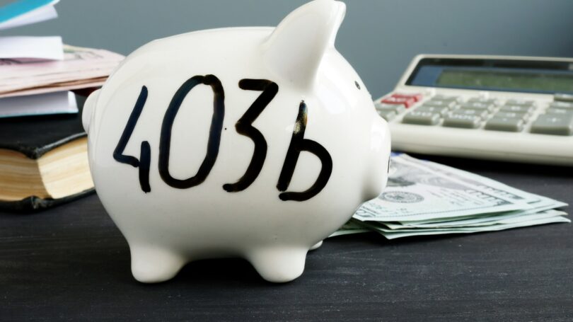 403b Retirement Piggy Bank Savings Investment