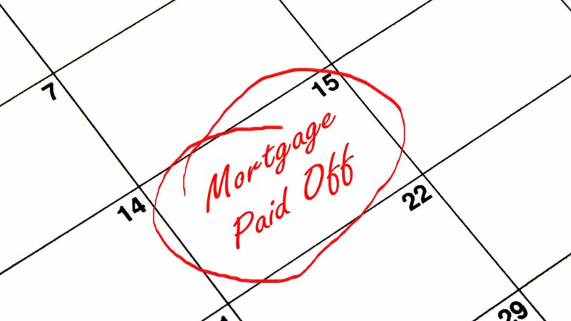 Mortgage Paid Off Calender