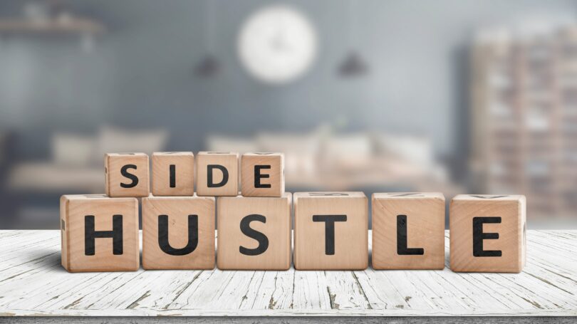 Side Hustle Letters Blocks